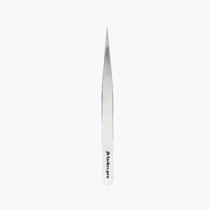 JB Lashes Stainless Steel Straight Pro Tweezers