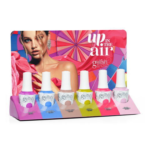 Image of Gelish Gel Polish Up In The Air, Collection Display, 6 Piece