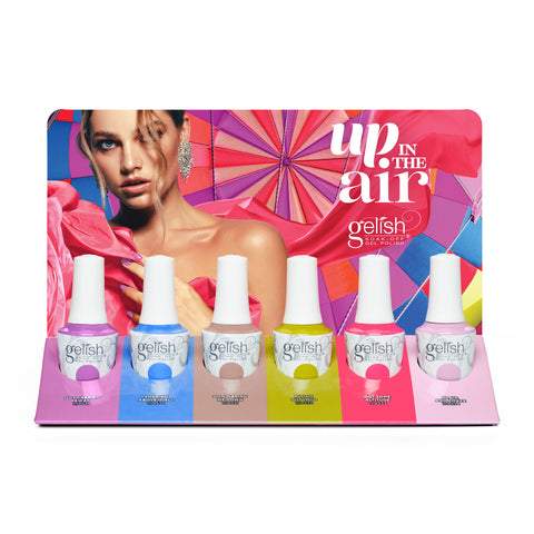 Image of Gelish Gel Polish Up In The Air, Collection Display, 6 Piece