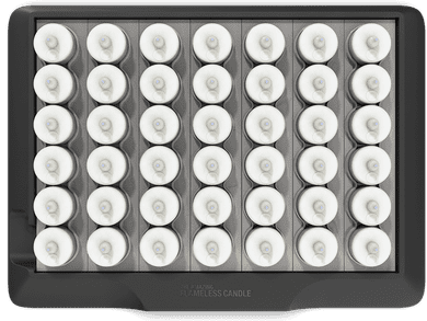 Flameless Candle Warm White Lux Series Starter Set