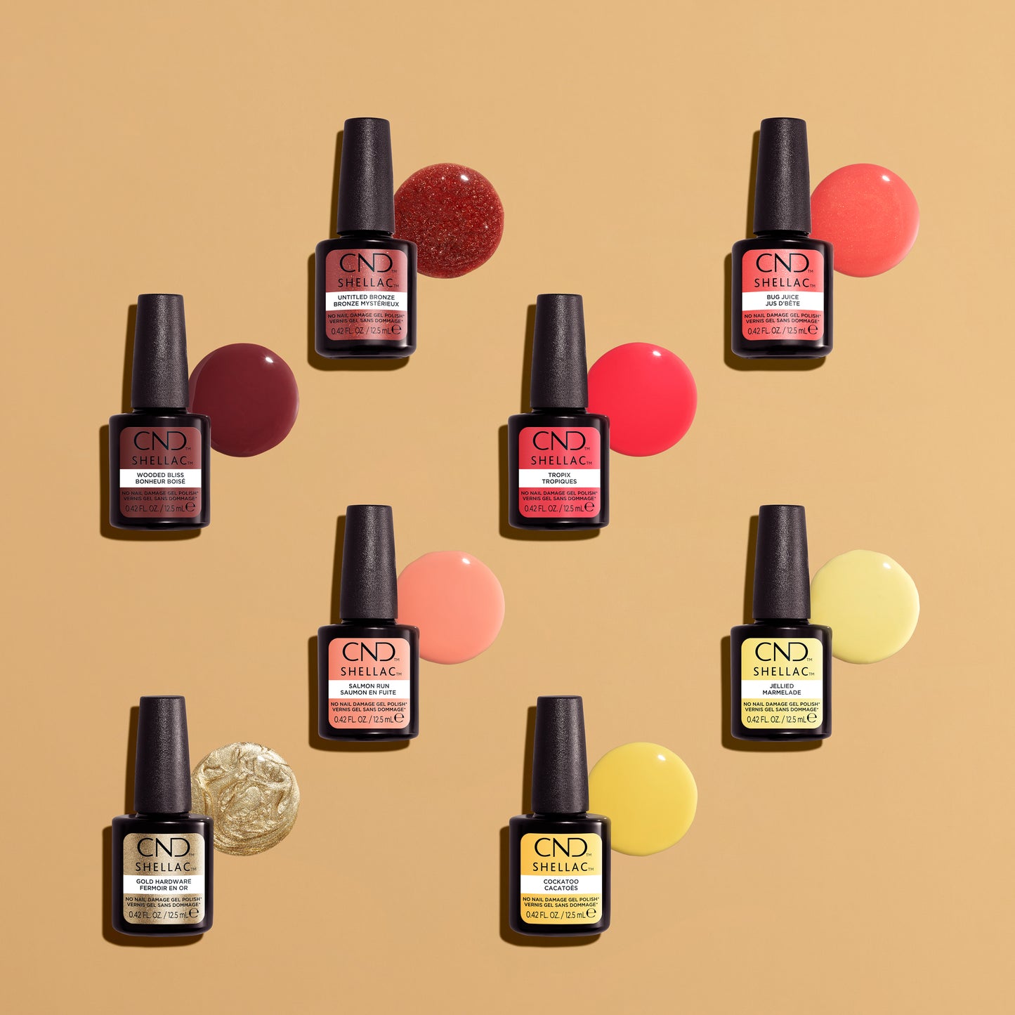 CND Shellac, Soft Flame, 0.42 fl oz