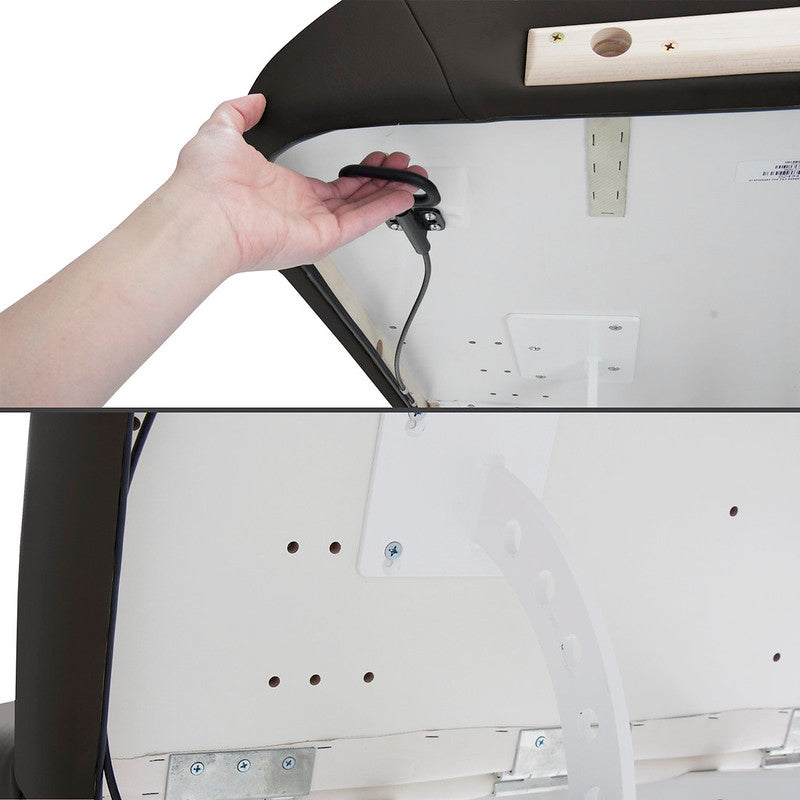 Living Earth Crafts Sonoma Treatment Table with Cabinet Base