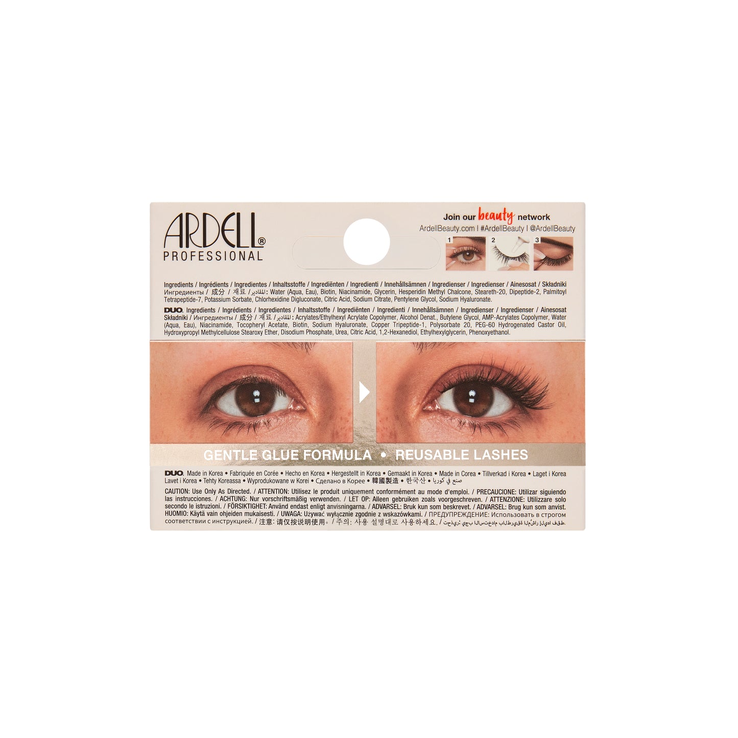 Ardell Nourish Strip Lashes 750, 1 pr