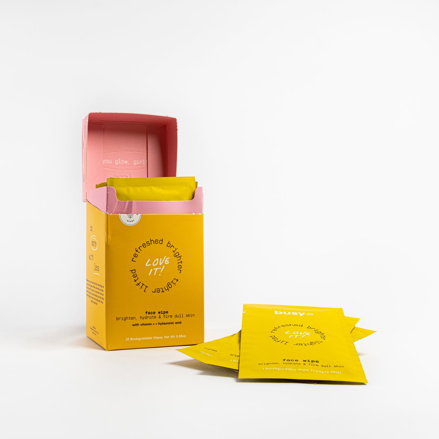 Busy Co. Face Wipes, 120ct