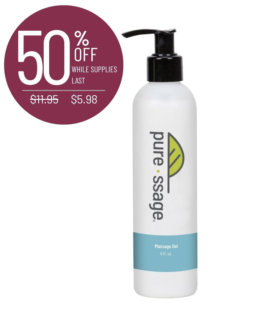 Pure-ssage Massage Gel, 8 fl oz