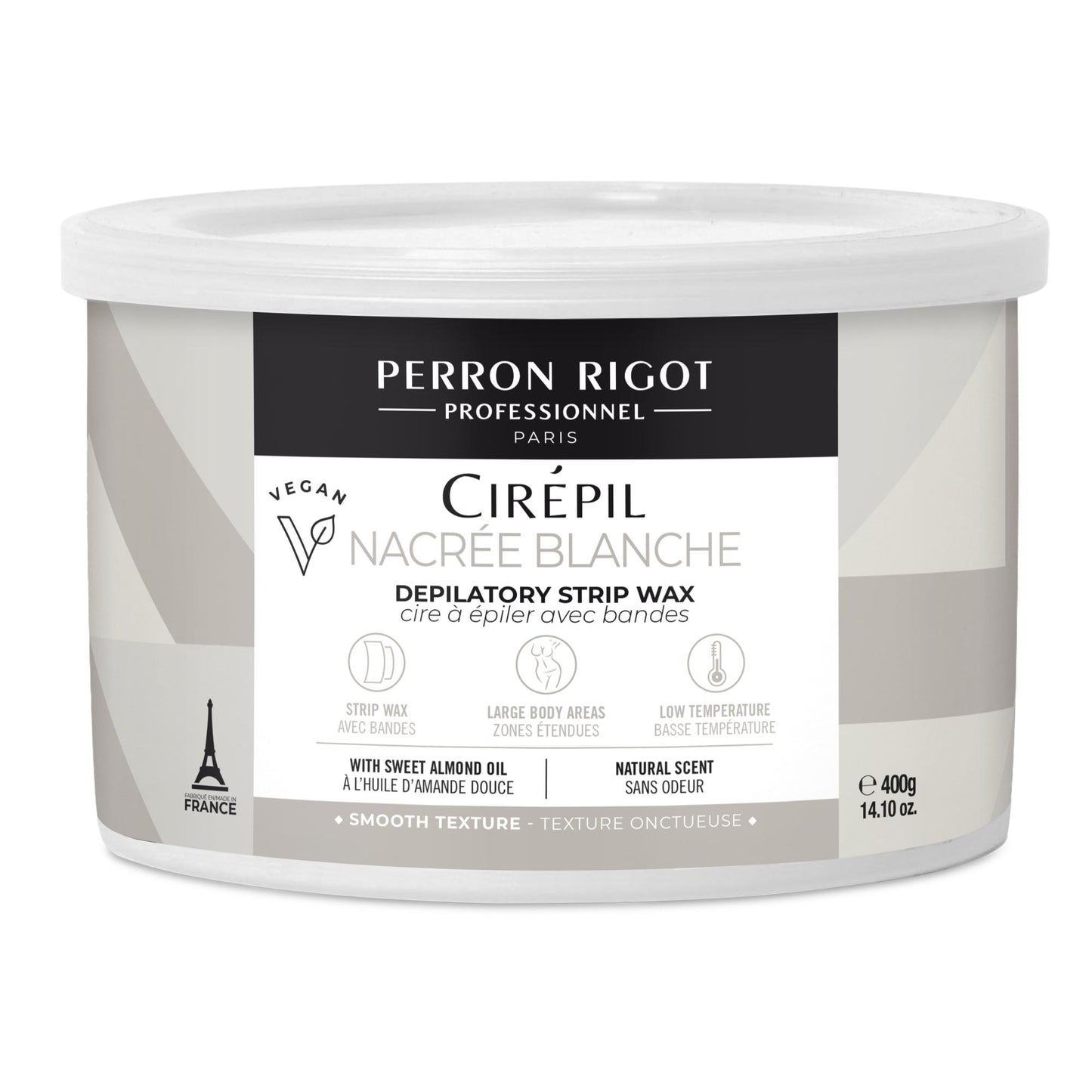 Cirepil Soft Wax Tin, Nacree Blanche, 14 oz