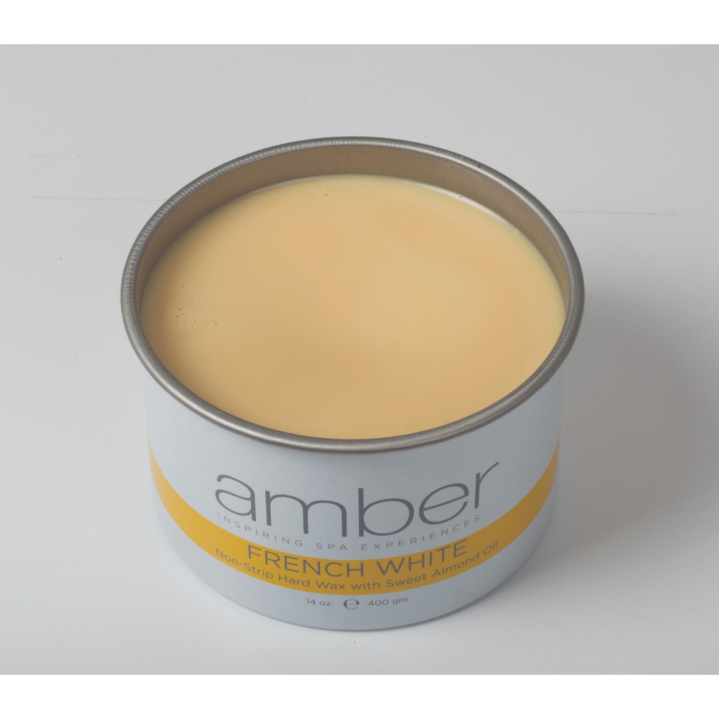 Amber Hard Wax, French White, 14 oz