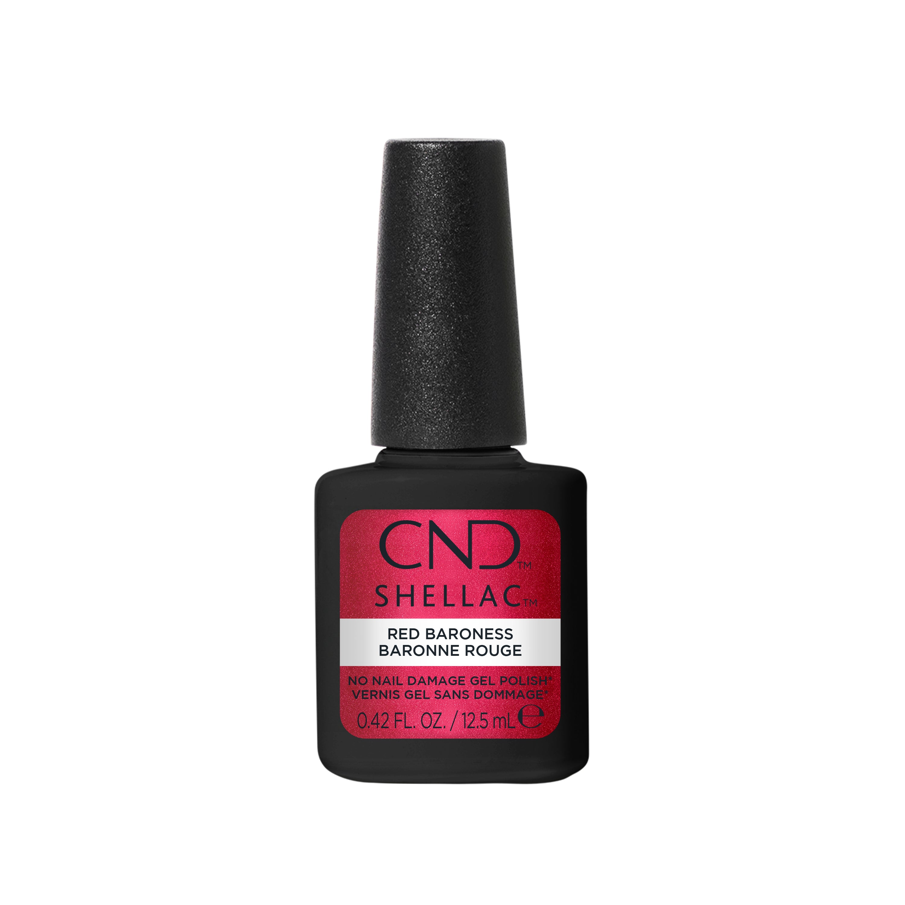 CND Shellac ネイルカラー 、ベース、トップ、まとめ売り CND Shellac, Red Baroness, 0.42 fl oz – Universal Companies