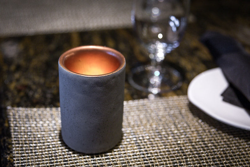 Copper Cement Candle Holders, 6 ct