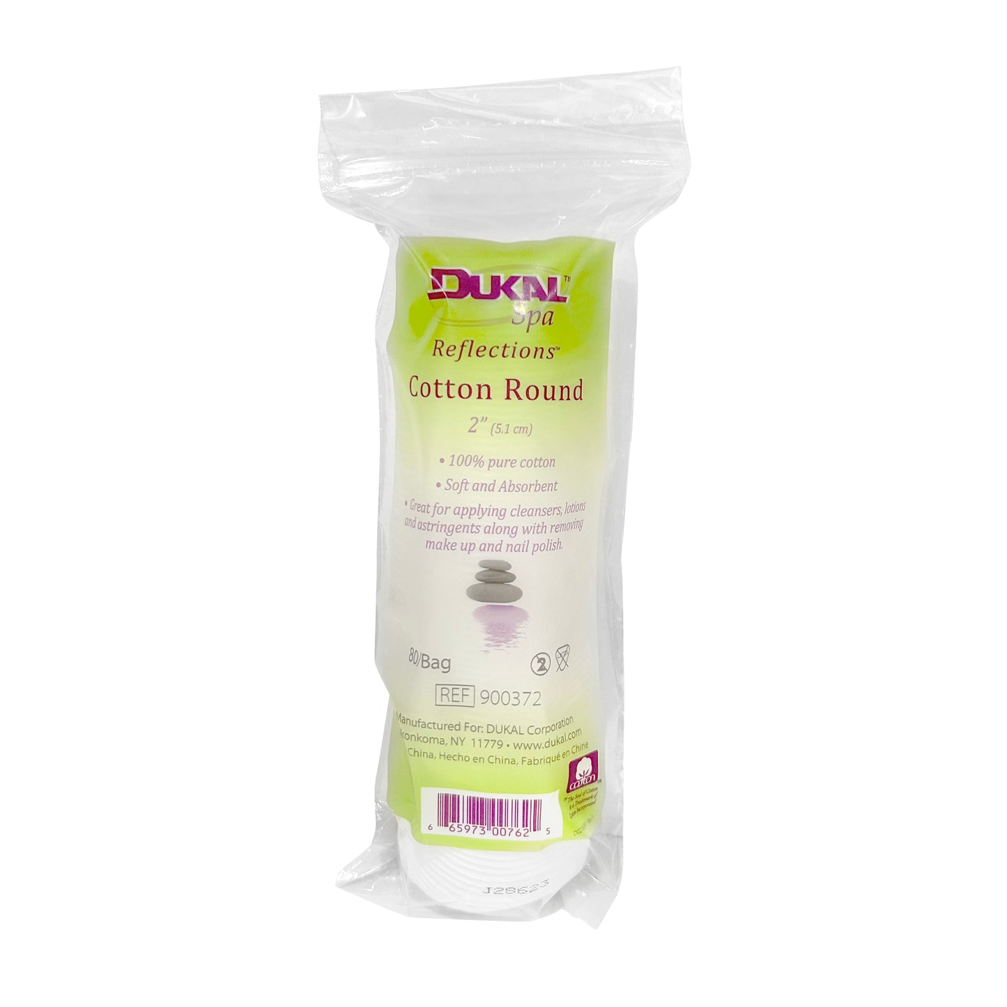 Dukal Cotton Rounds 2", 80 ct