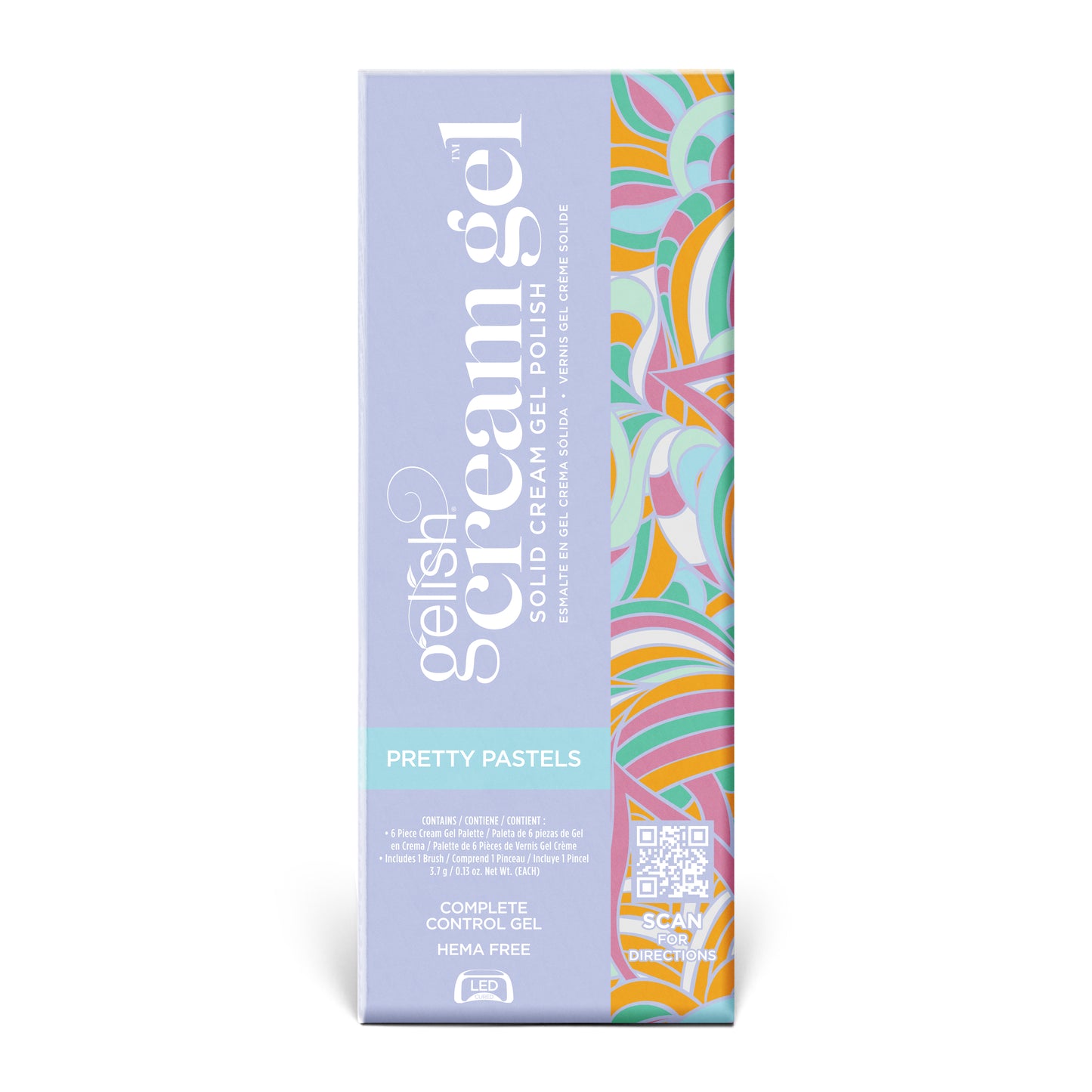 Gelish Soak-Off Cream Gel Palette, Pretty Pastels