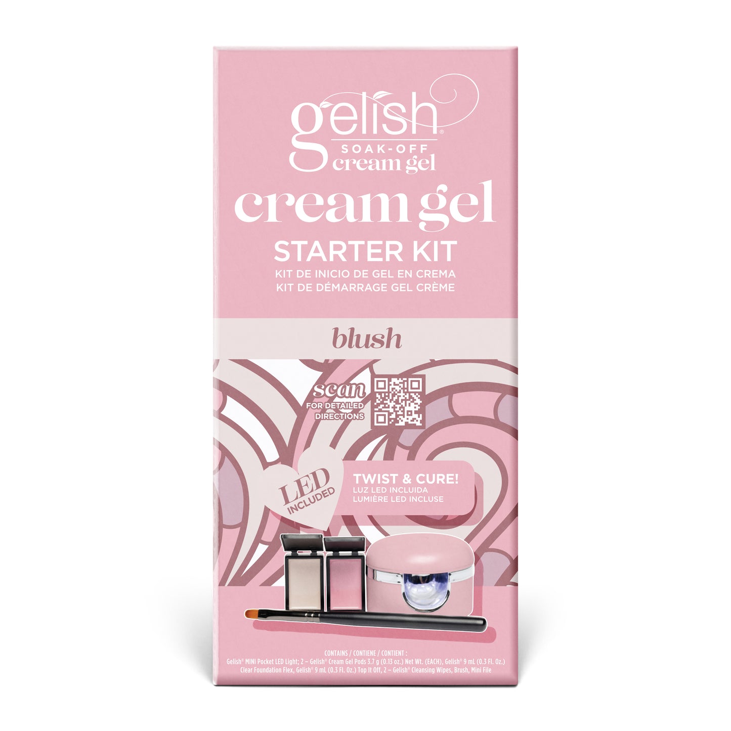 Gelish Soak-Off Cream Gel Starter Kit, Blush