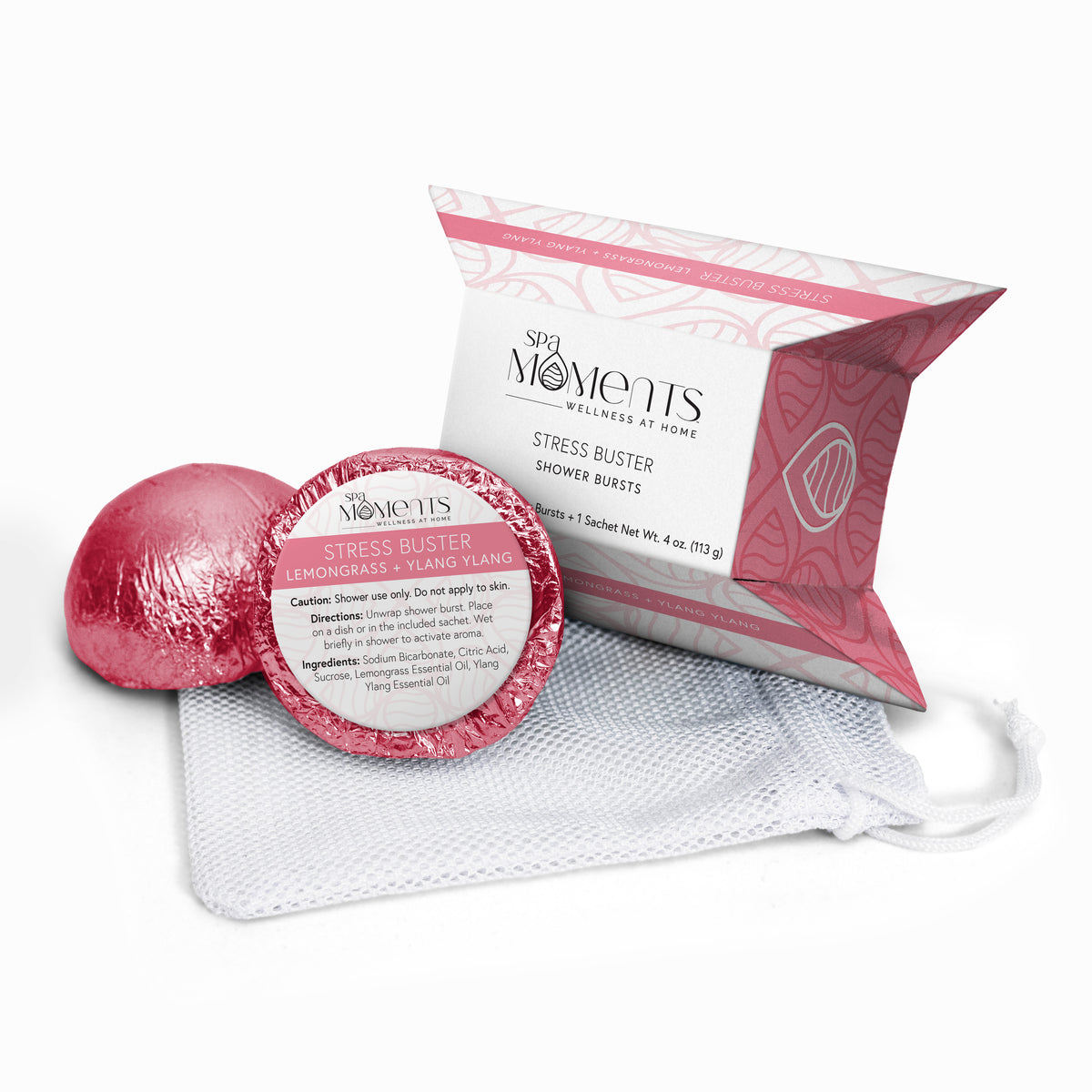 Spa Moments Shower Burst Gift Box, Stress Buster