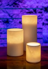 Artisan Ivory Wax Luminaries Candle Holders, 6 ct
