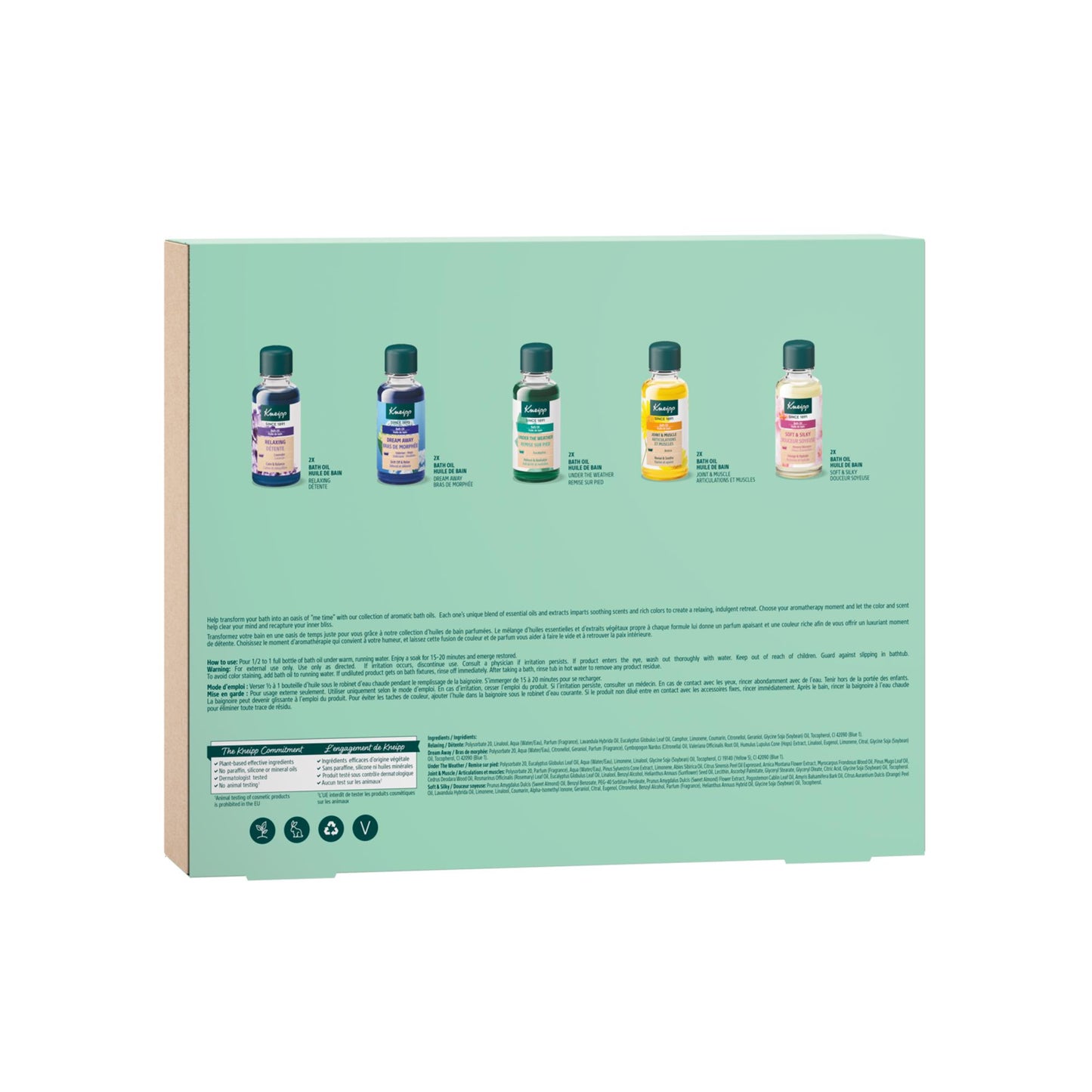 Kneipp Bath Time, Me Time Bath Oil Set, 10 ct