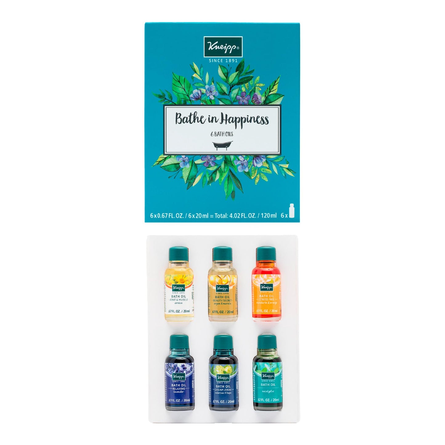 Kneipp Bathe in Happiness Bath Oil Set, 6 pc