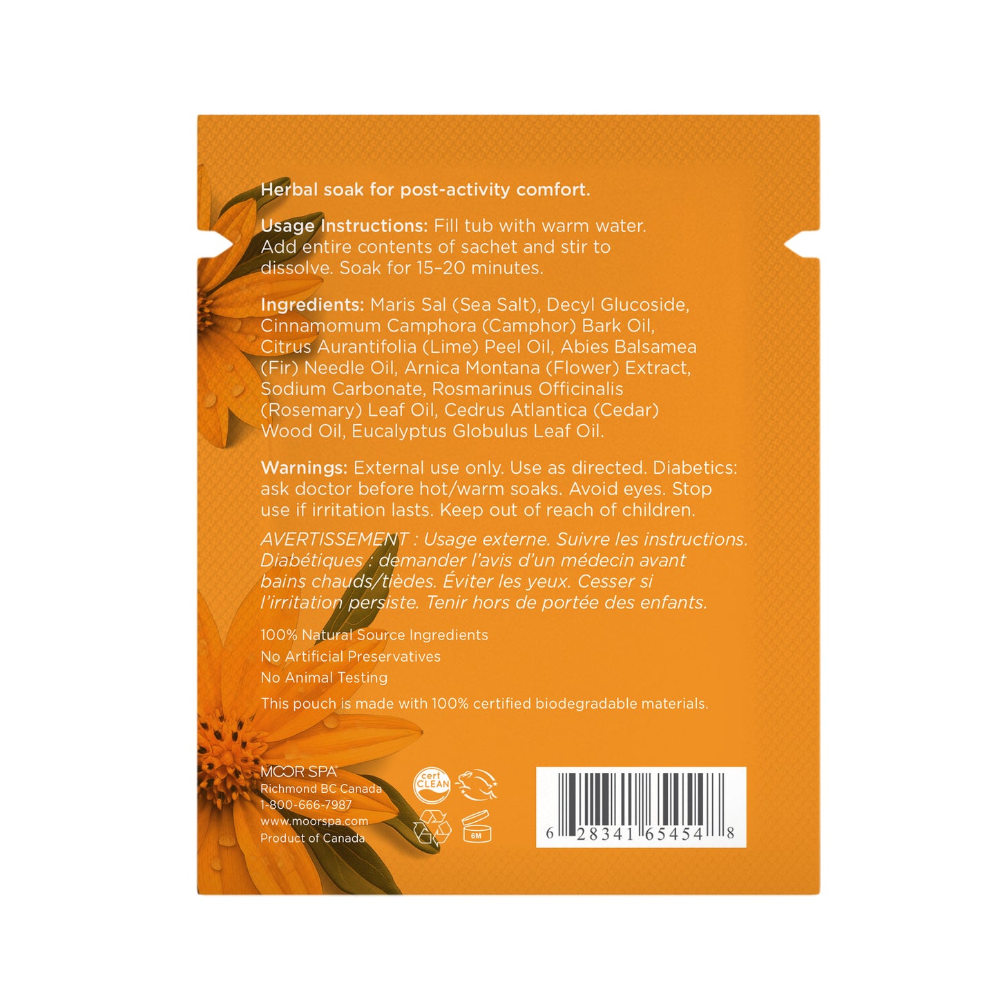 Kurhaus Mineral Bath Salt, Arnica