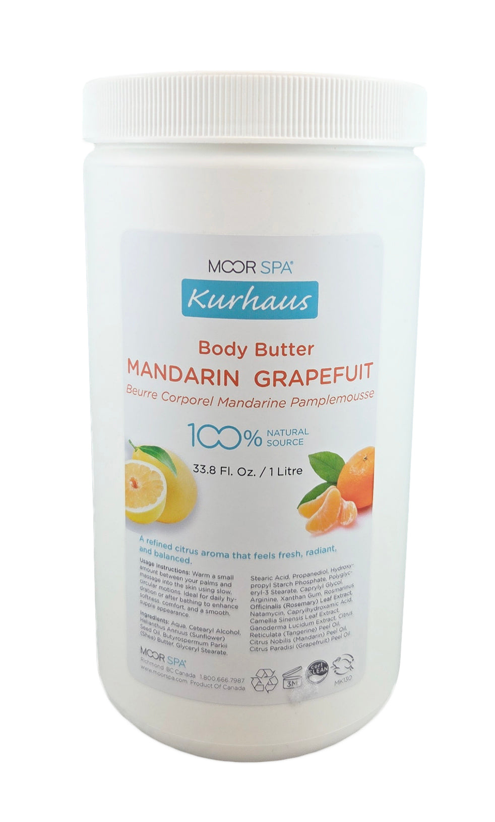 Kurhaus Body Butter, Mandarin & Grapefruit