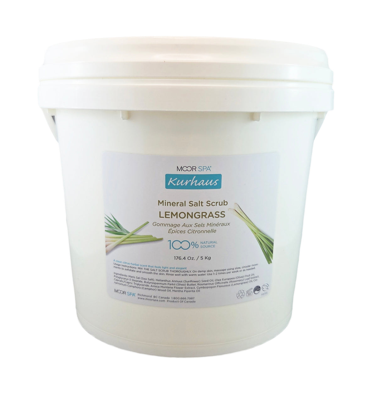 Kurhaus Mineral Salt Scrub, Lemongrass