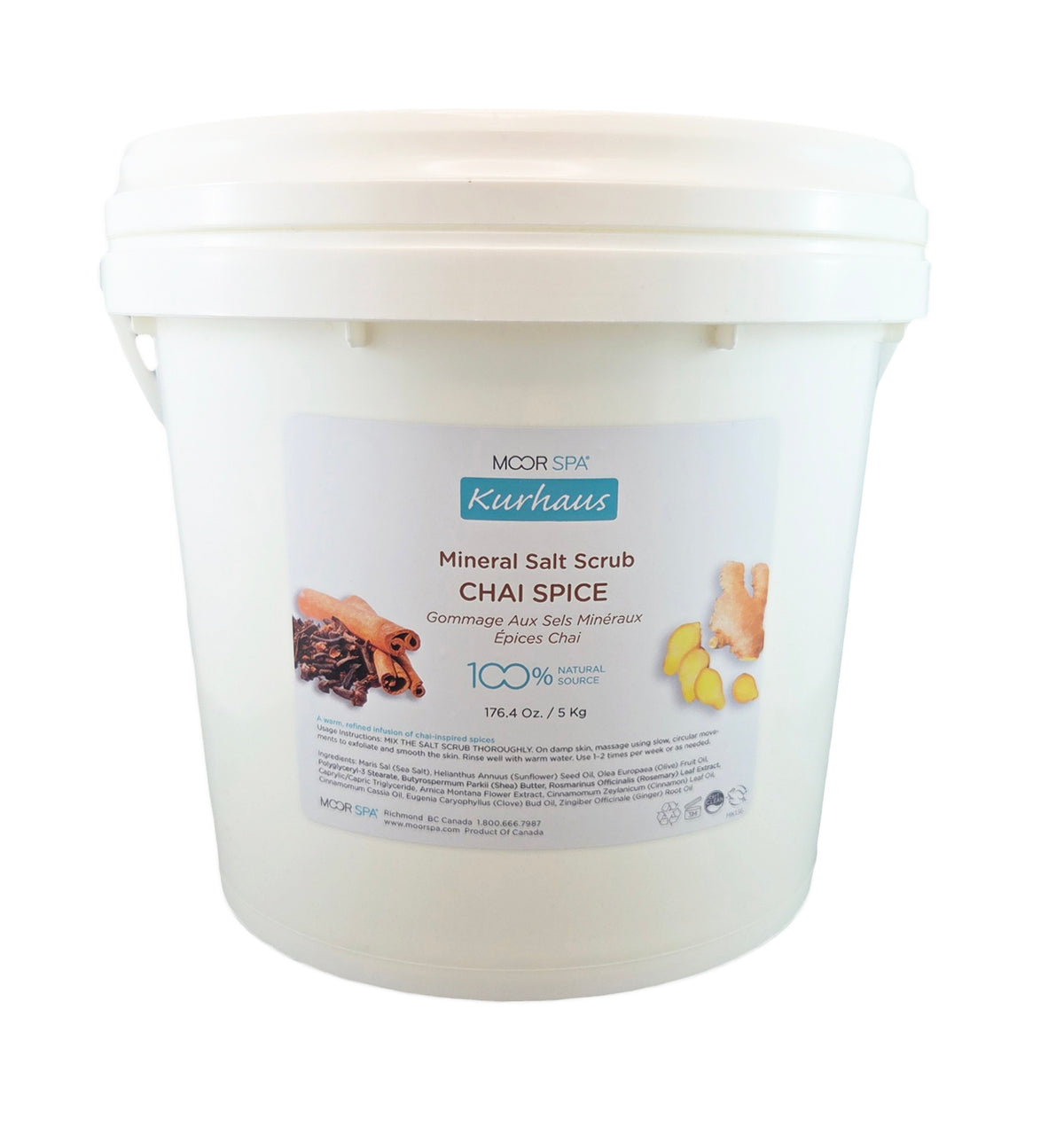Kurhaus Mineral Salt Scrub, Chai Spice