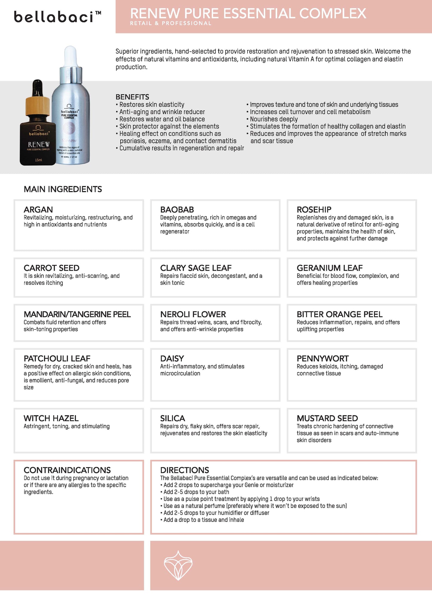 Bellabaci Buy 2 Get 1 FREE, Renew Pure Essential Complex, 15 mL