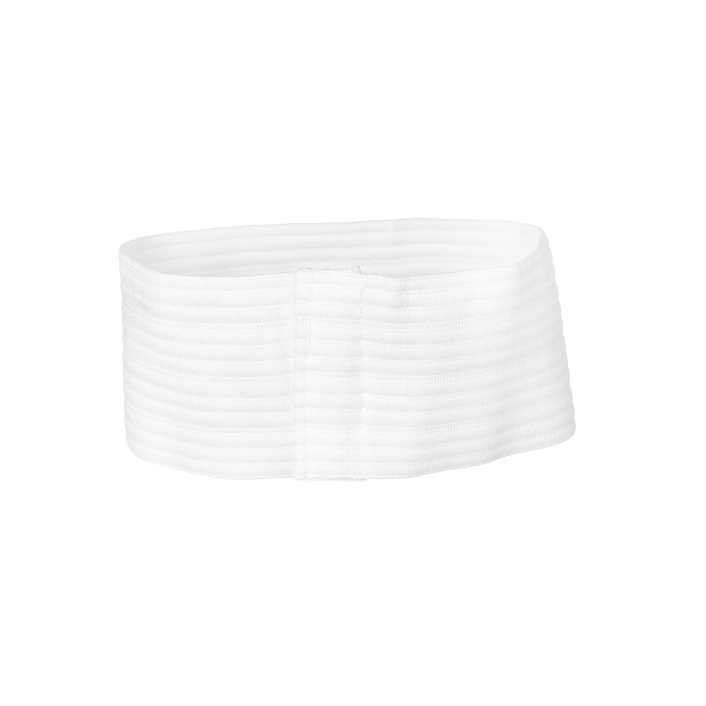 Elastic Headbands with Velcro Closure, White, 48 ct