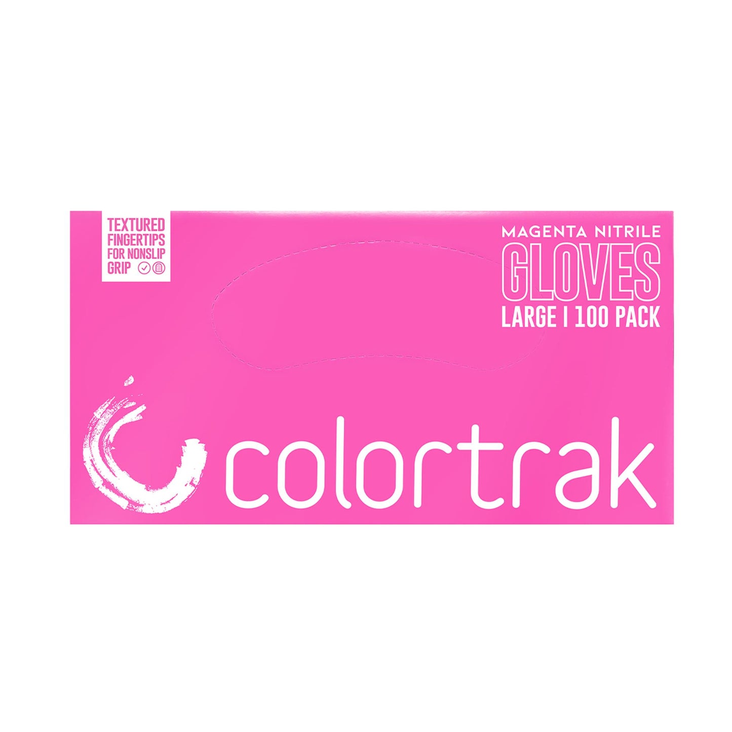 Colortrak Nitrile Gloves, Magenta, 100 ct