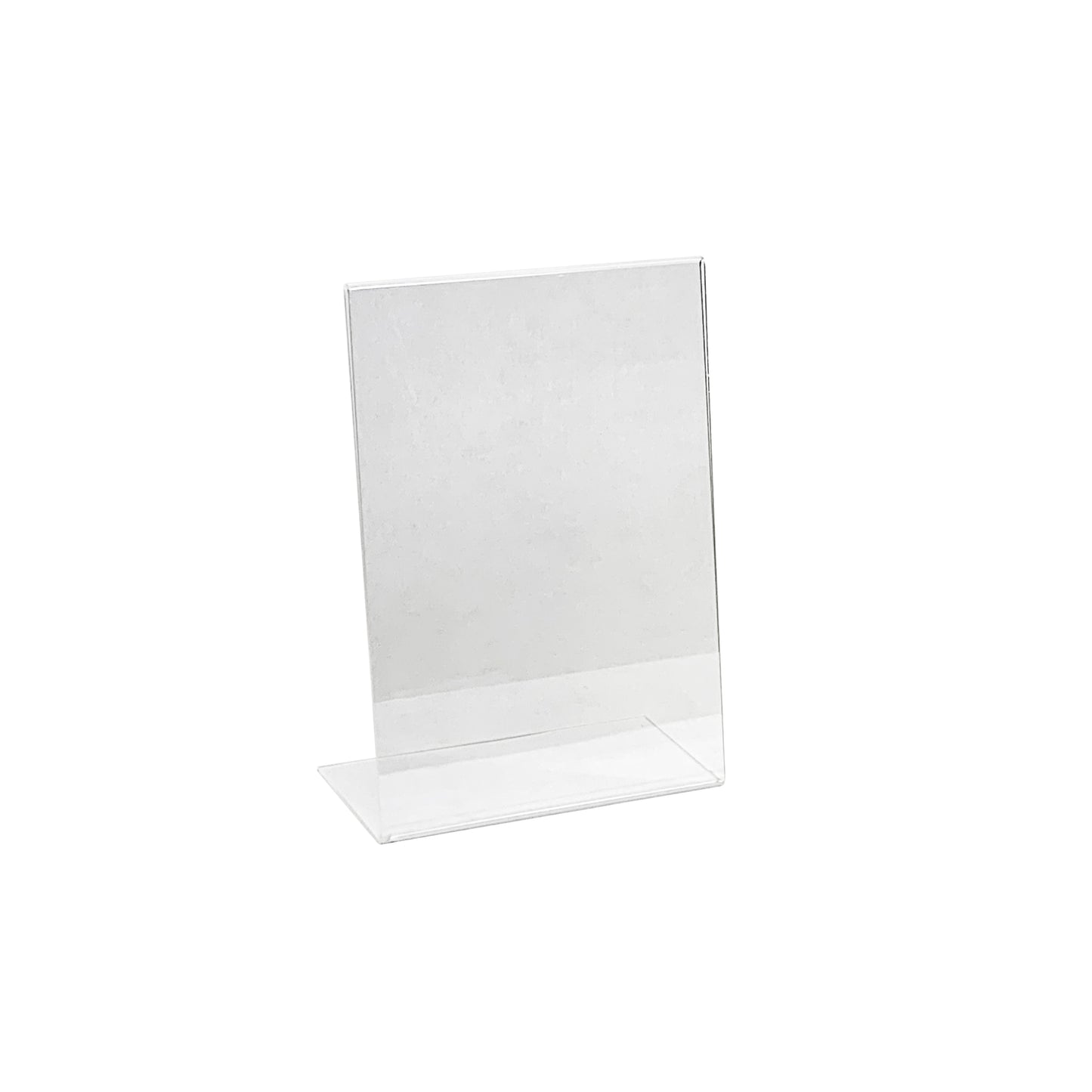 Slant Back Acrylic Sign Holder 5"x7", Portrait, 1 ct