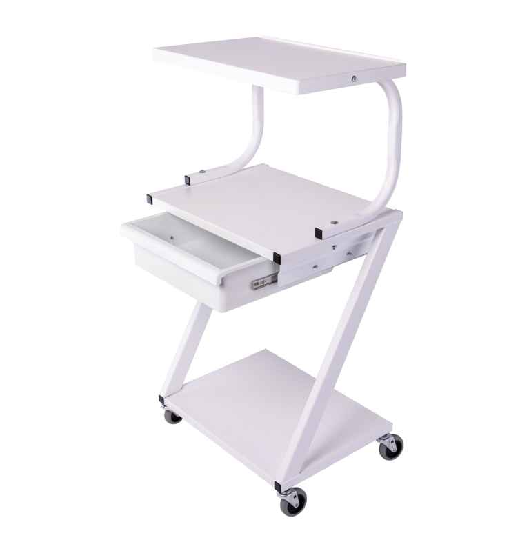 Heavy Duty Steel Cart, White