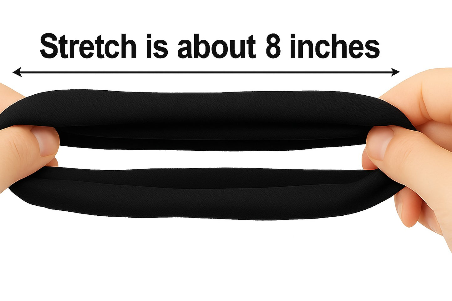 Black Scrunchie, 10 ct