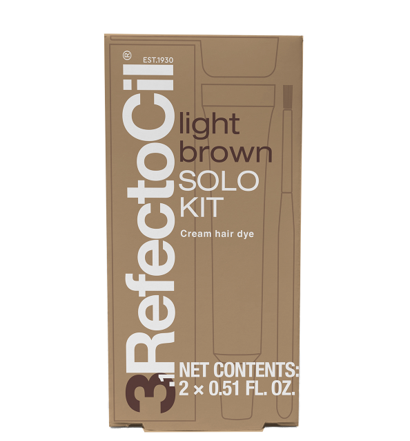 RefectoCil Solo Kit, Light Brown