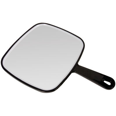 Hand Held Makeup Mirror, Black
