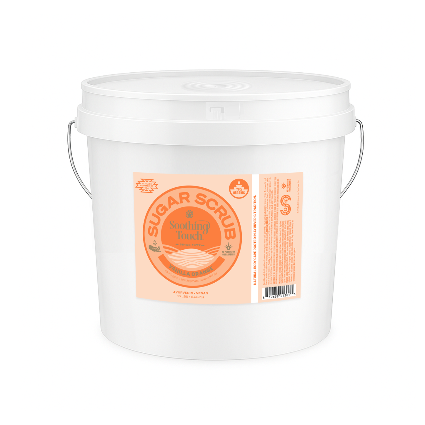 Soothing Touch Sugar Scrub, Vanilla Orange, 15 lbs