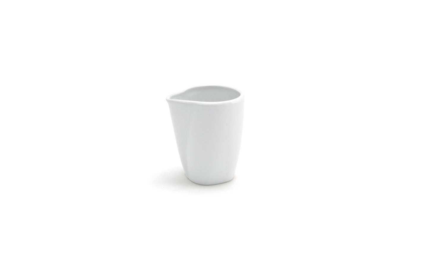 FOH Porcelain Mod White 6 oz. Creamer Pitcher, 12 ct.