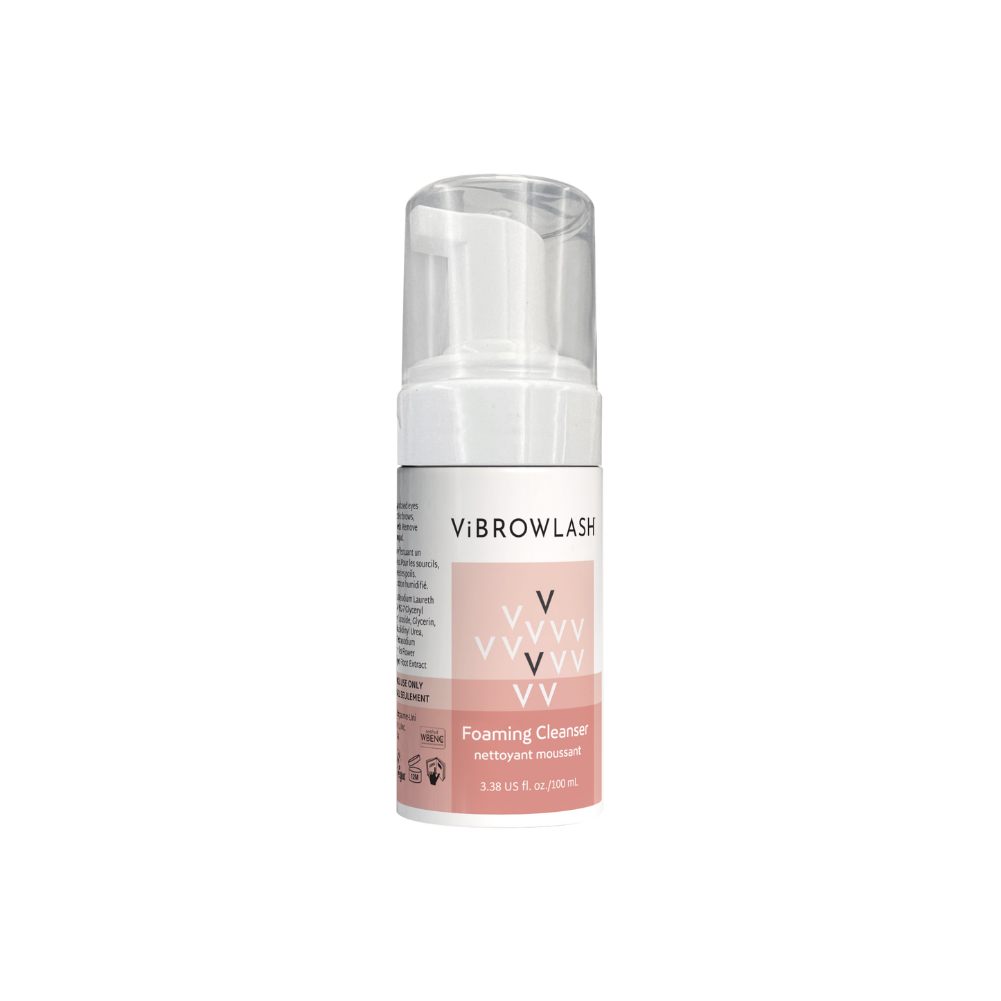ViBrowLash Lash & Brow Foaming Cleanser, 100 mL