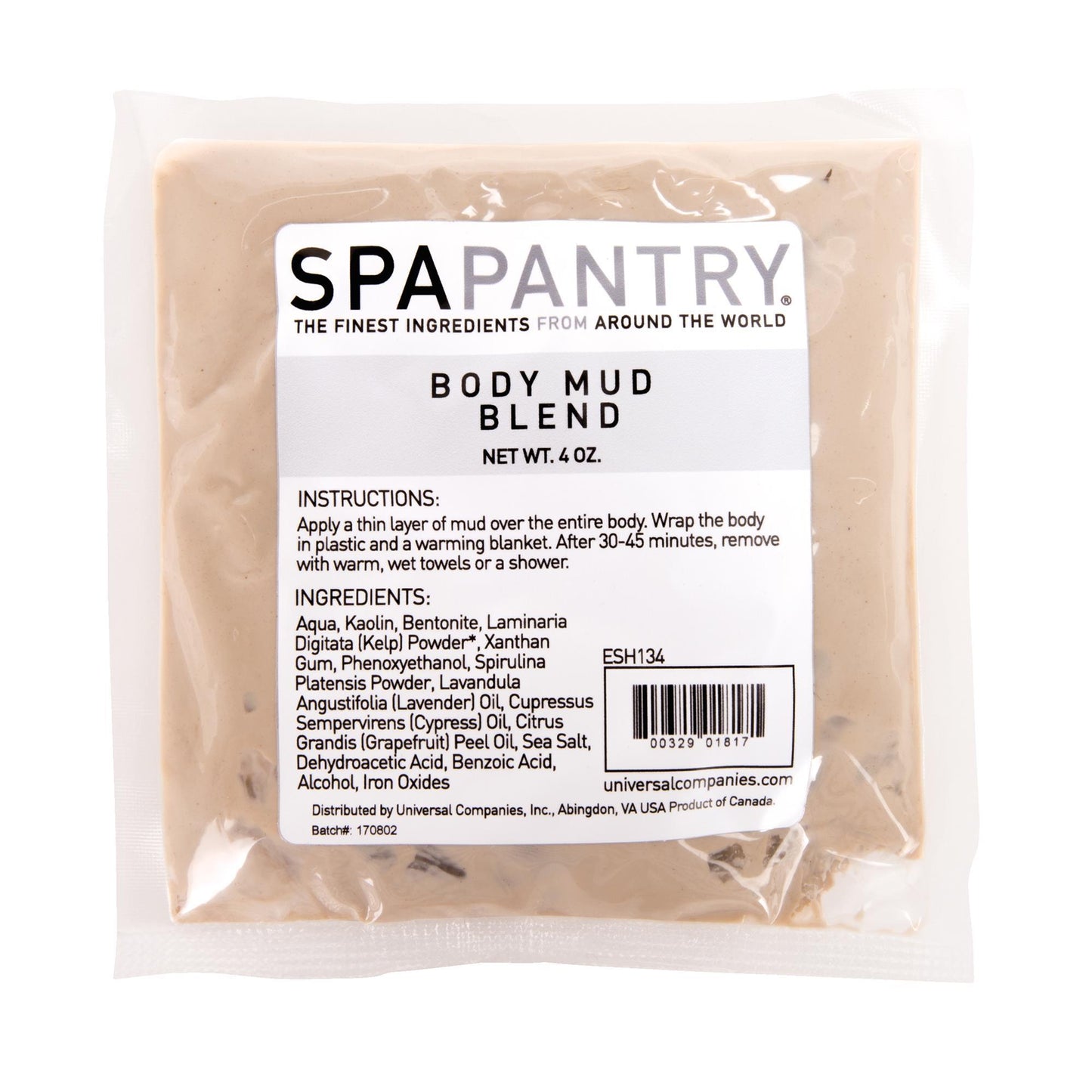Spa Pantry Body Mud Blend