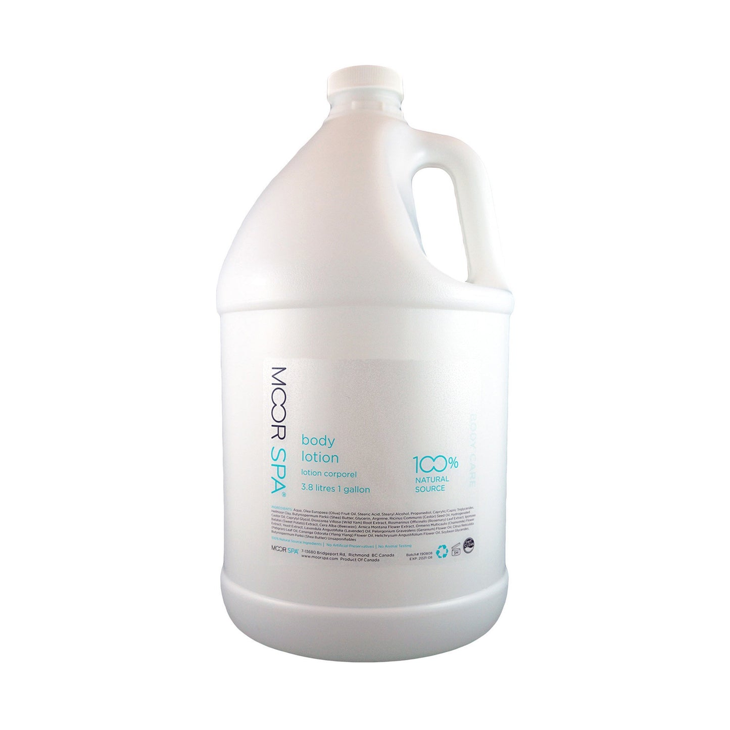 Moor Spa Body Lotion, 1 gal