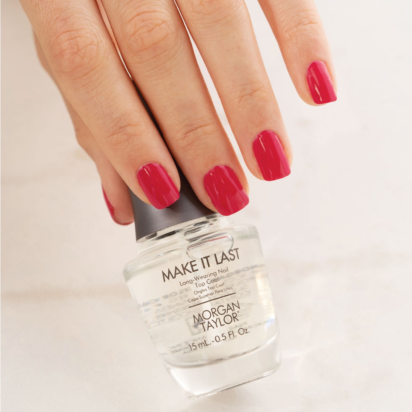 Morgan Taylor, Make it Last Top Coat, 0.5 fl oz