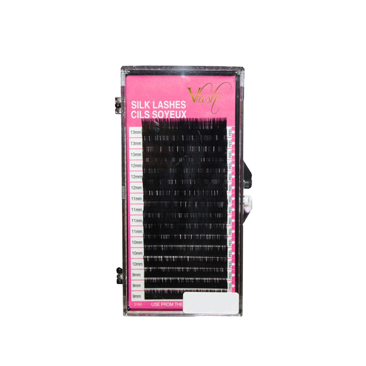 Vlash Premium Silk Lashes, D Curl, Mixed Pack