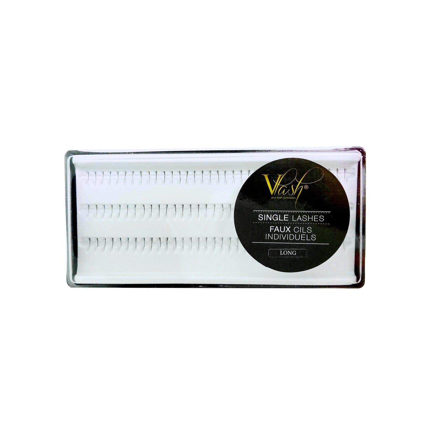 Vlash Single Lashes, X-Short (Under Lashes), 90 Pcs. Per Tray