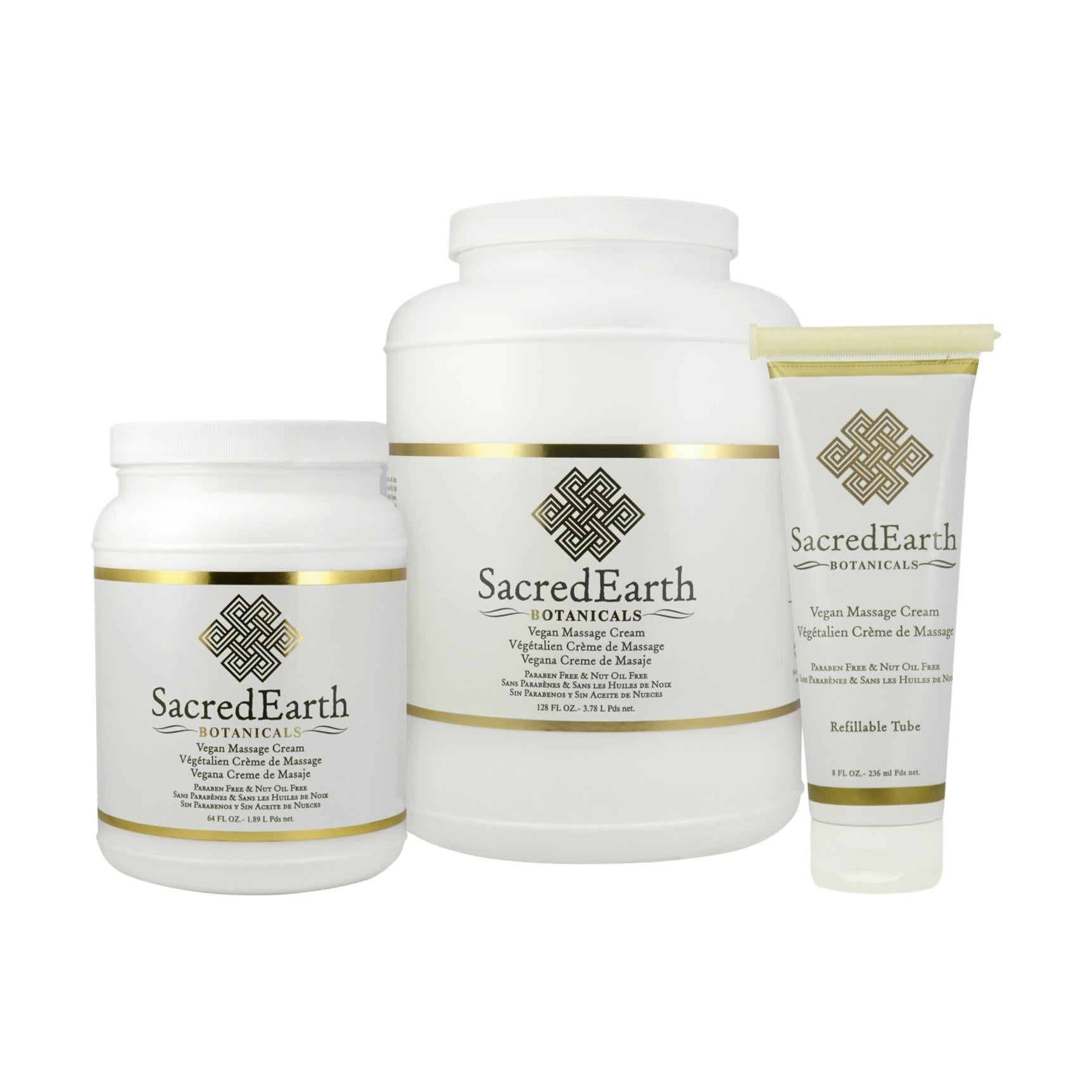 Sacred Earth Botanicals Vegan Massage Cream Universal Companies