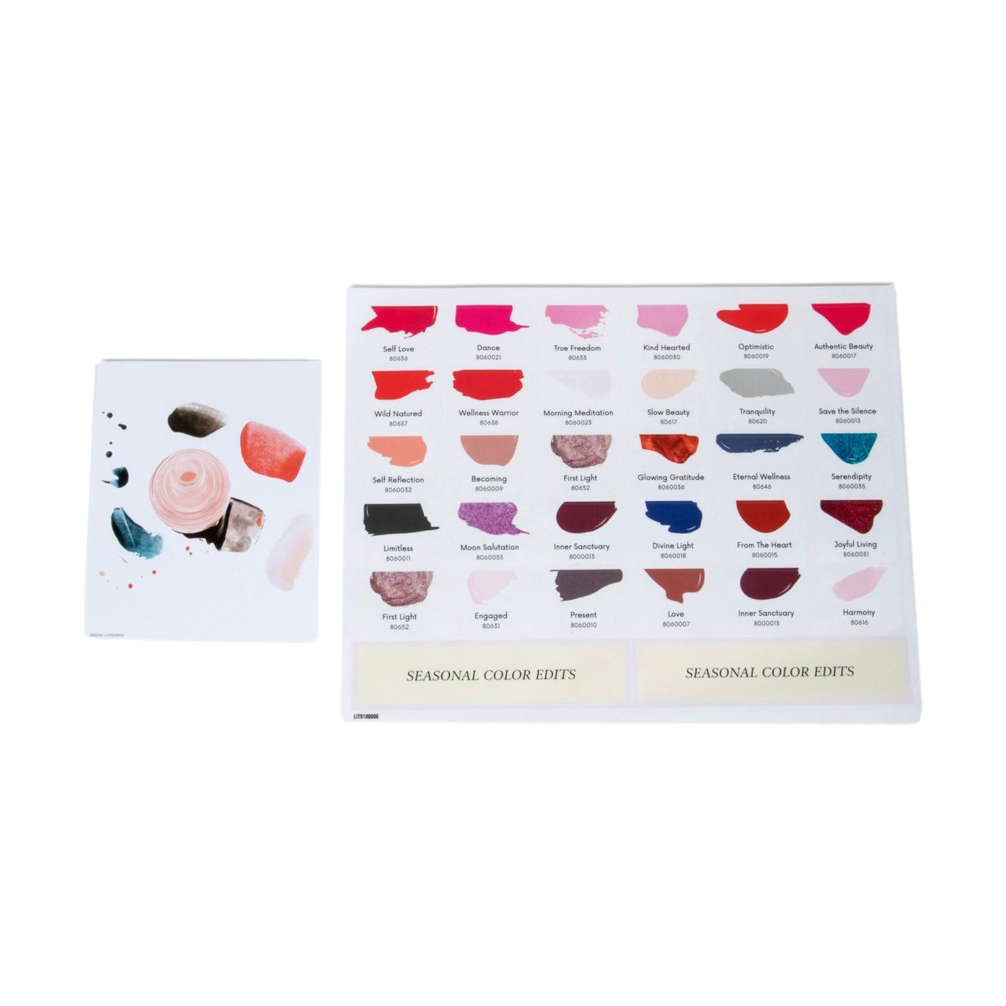 SpaRitual Retro-Kit with Nourishing Vegan Color Lacquers, 3 each of 30 Shades, for Small Display