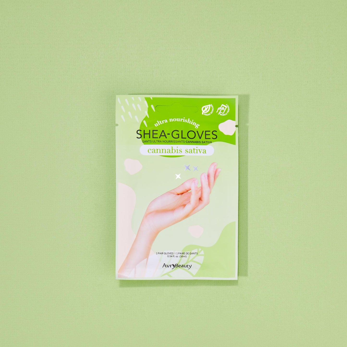 Avry Beauty Shea Butter Gloves, 1 pair