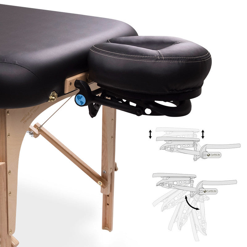 Earthlite Pro Endeavor Portable Table Package, Black