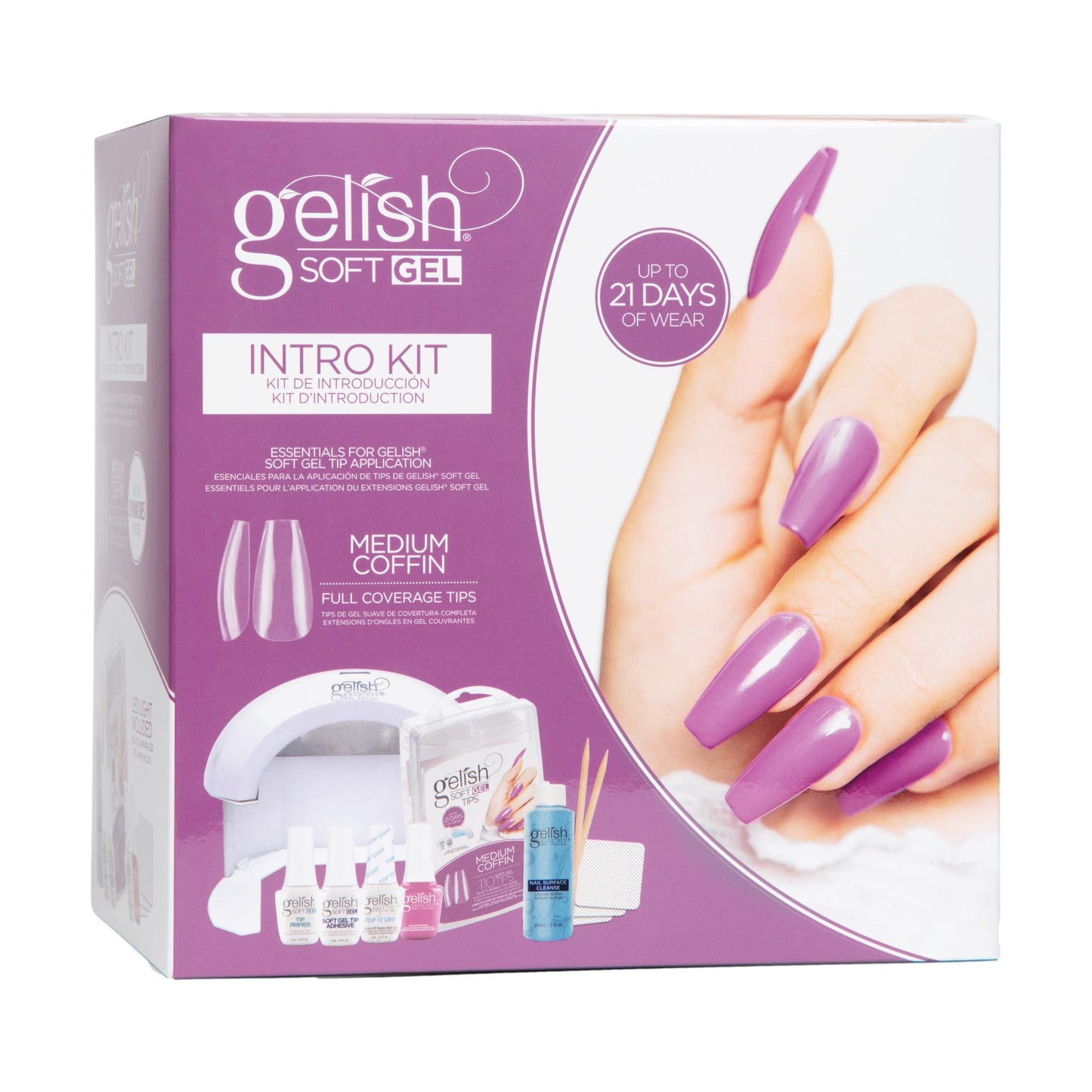 Gelish Soft Gel Medium Coffin Kit