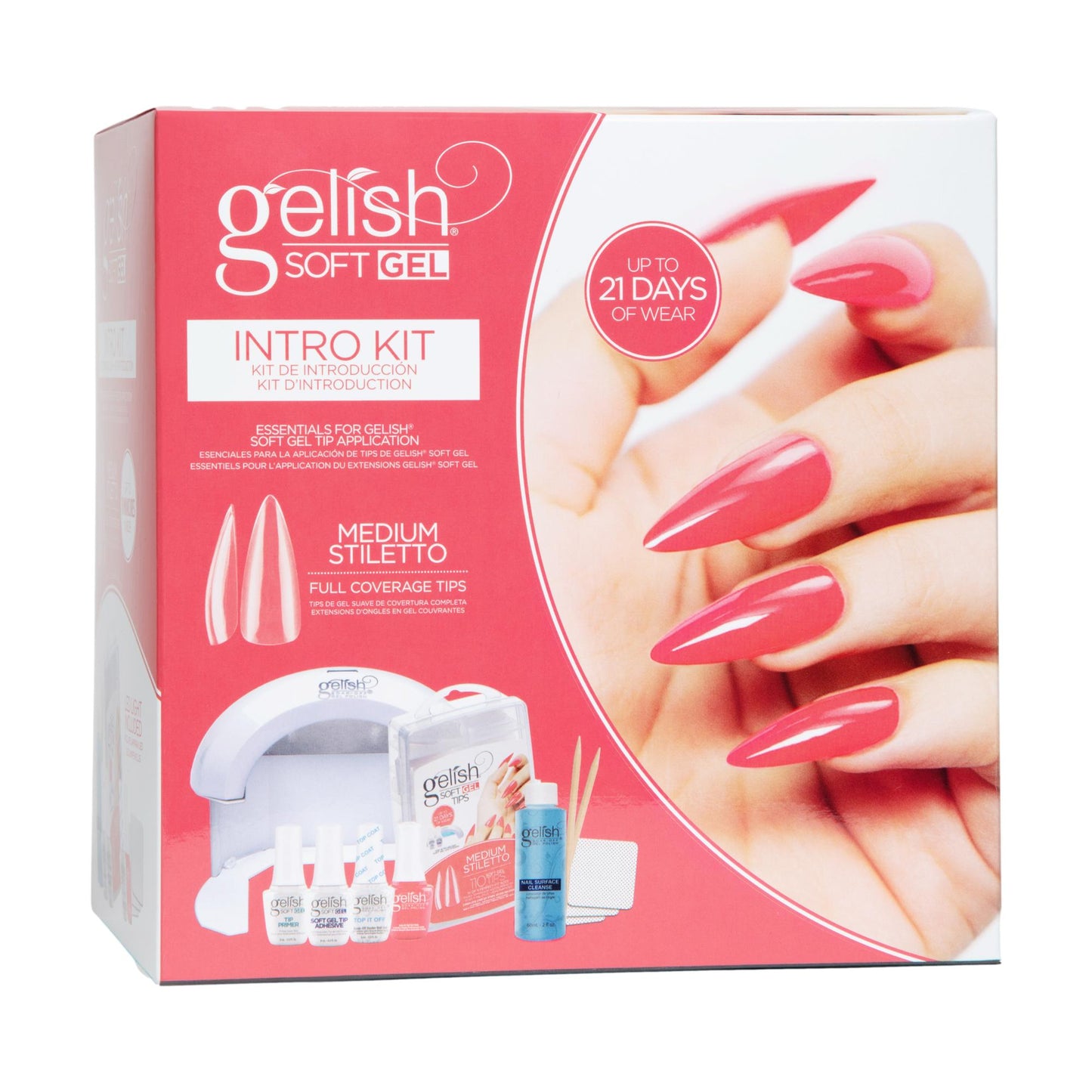 Gelish Soft Gel Medium Stiletto Kit