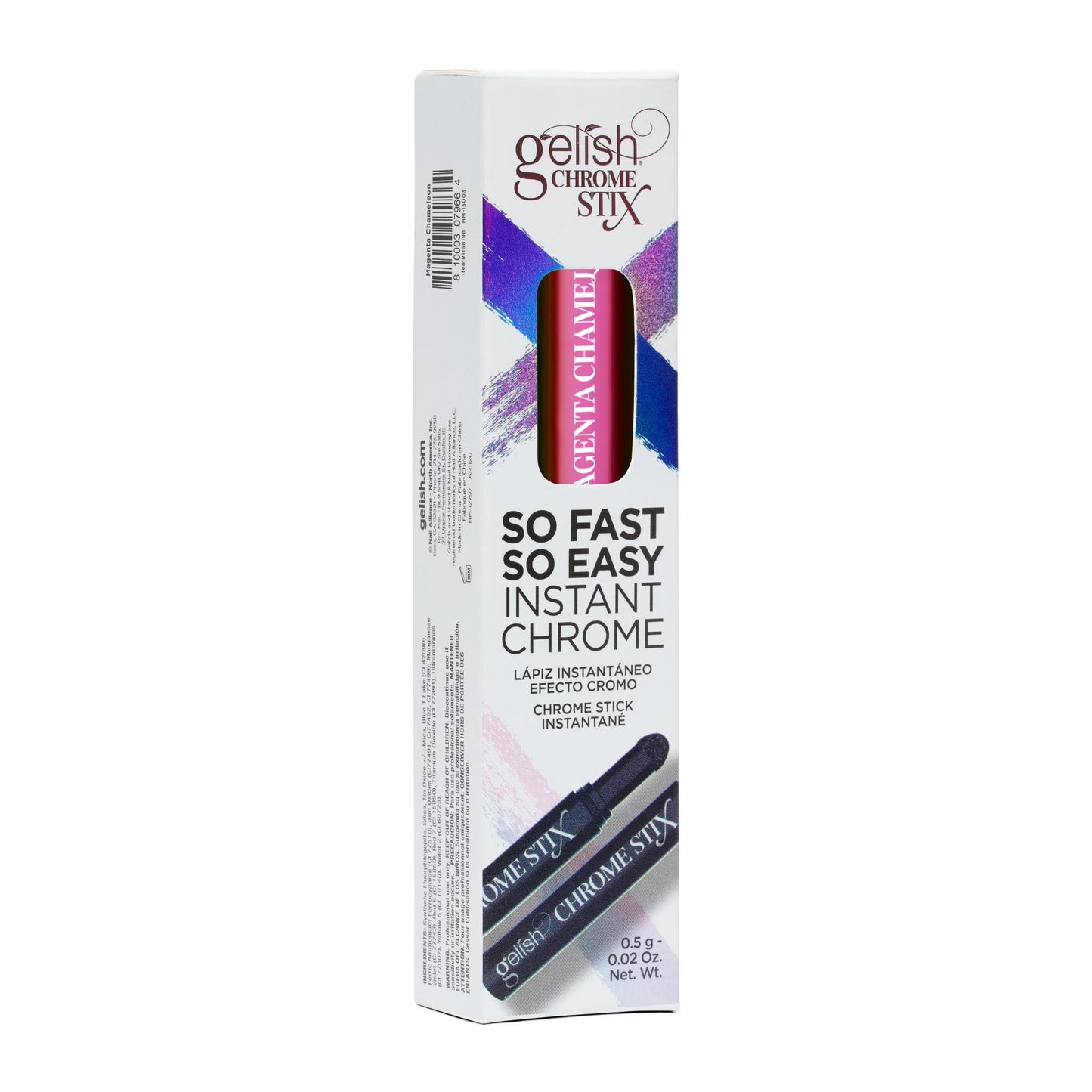 Gelish Chrome Stix, Magenta Chameleon, 0.17 oz