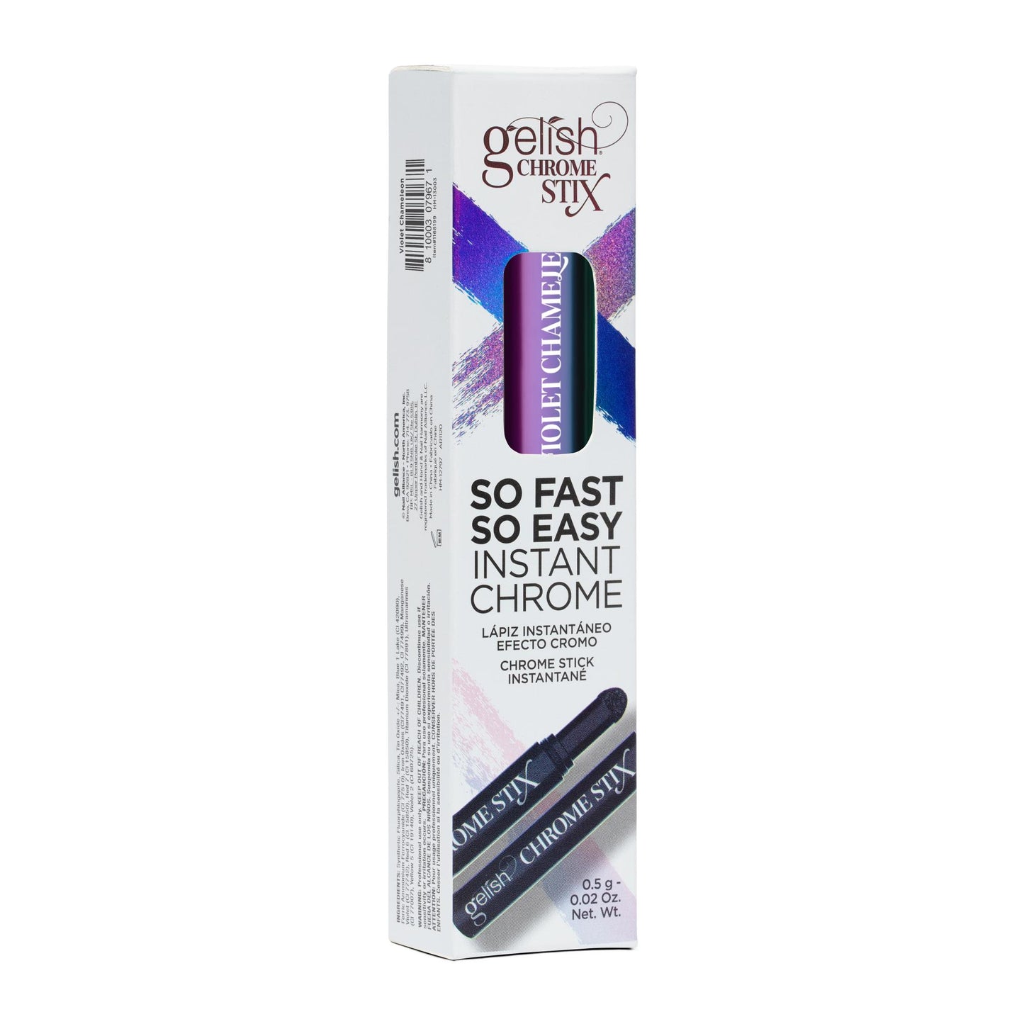 Gelish Chrome Stix, Violet Chameleon, 0.17 oz