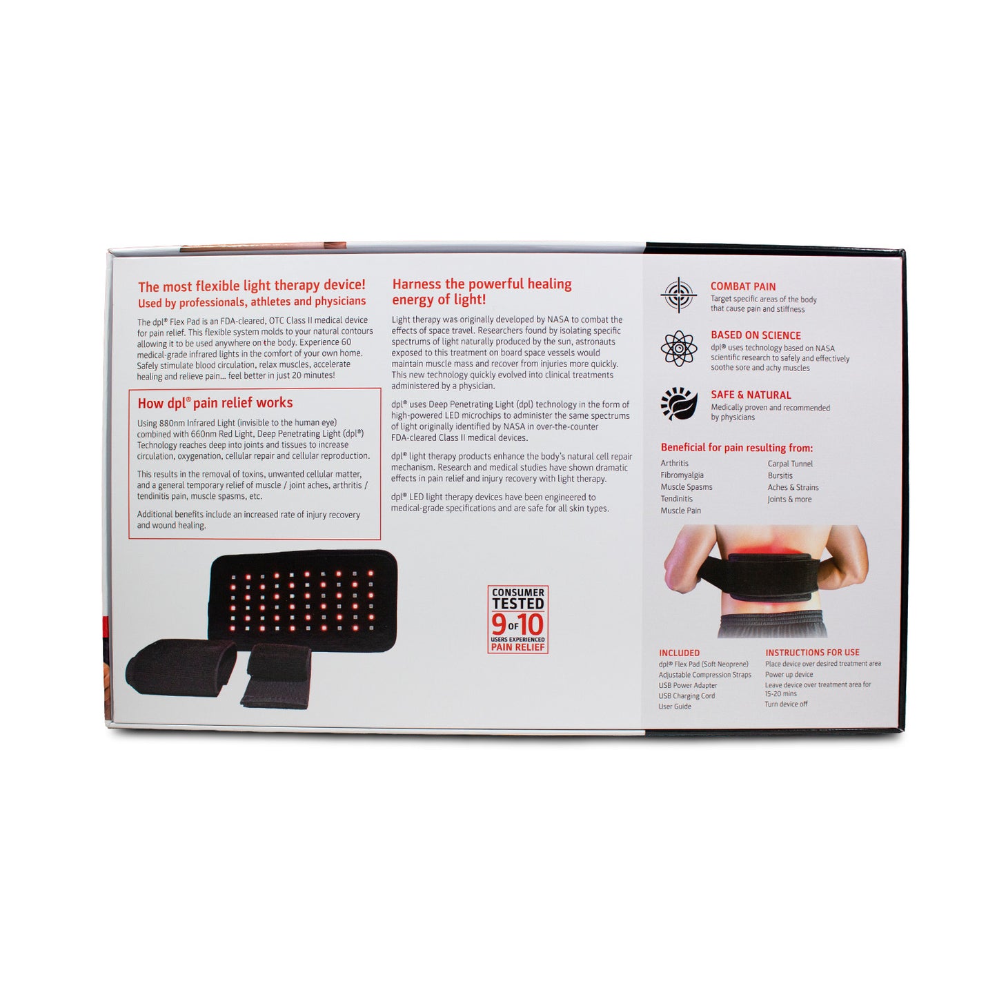 dpl Flex Pad Light Therapy Pain Relief