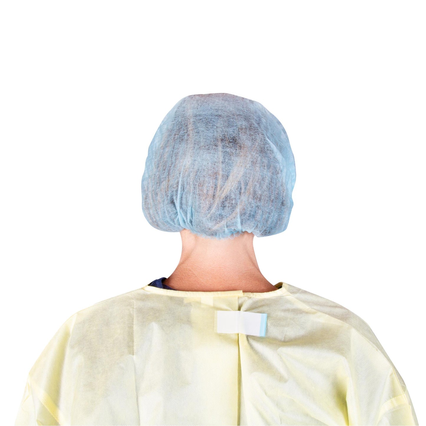 Disposable Bouffant Cap, Accordian Style, Blue, 21", 100ct